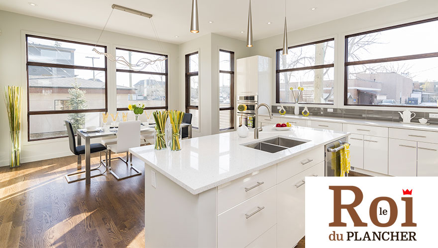 Plancher flottant pour cuisine