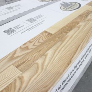 Bois Franc - Frêne - Premier - 2 1/4 x 3/4" - Naturel - Wire Brossé