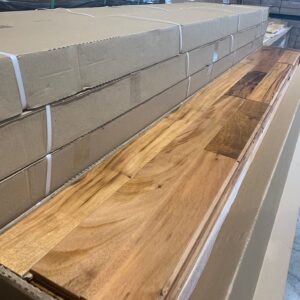 Bois Franc - Tigerwood  Brésilien , Naturel, 3 1/4, 3/4, Semi Gloss Finition