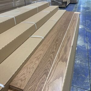 Bois Franc - Chêne rouge - 5 inch x 3/4" - Millrun Latte- Brossé Finition, Plancher Marteau